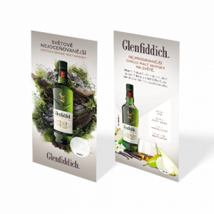 Glenfiddich vkladky do menu 20 ks