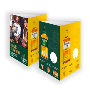 Tullamore D.E.W. Original & Honey stojánky 20 ks