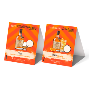 Monkey Shoulder stojánky na stůl 20 ks